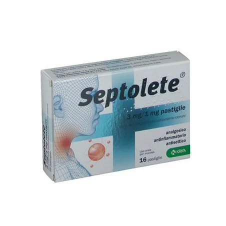Septolete 16past 3mg+1mg Cola Septolete 16past 3mg+1mg Cola