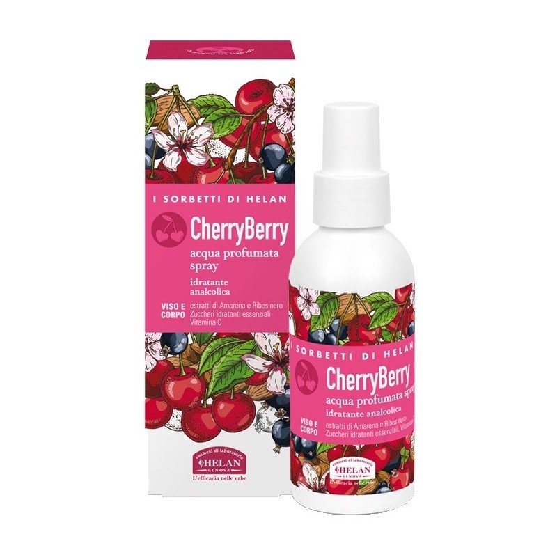 I Sorbetti Di Helan Cherryberry Acqua Profumata Spray Idratante 100 Ml