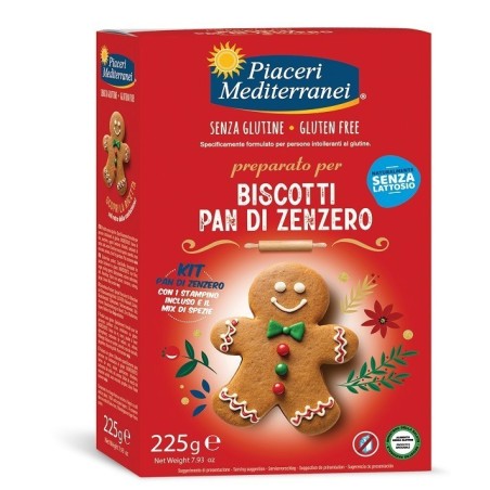 Piaceri Medit Preparato Biscotti Pan Di Zenzero 225 G