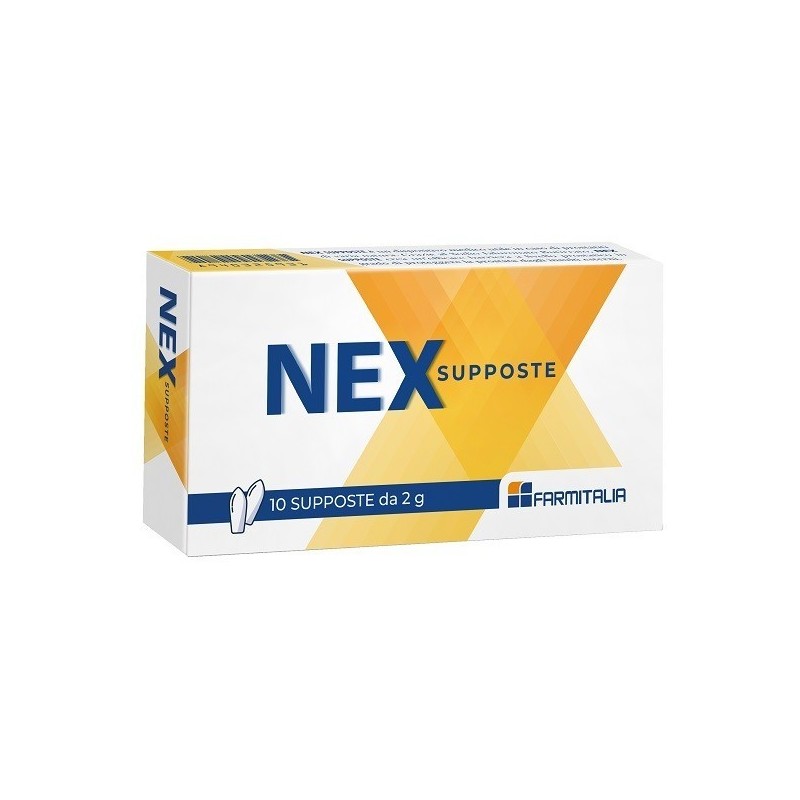 Nex Supposte 10 Pezzi Da 2 G