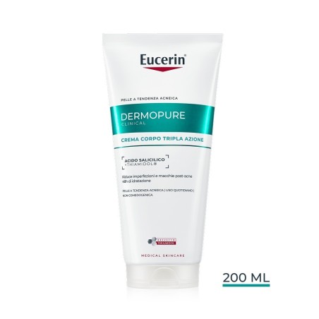 Eucerin Dermopure Clinical Crema Corpo Tripla Azione 200 Ml