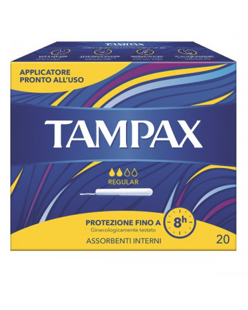 Tampax blue box regular 20pz