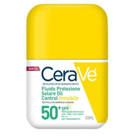 CERAVE FLUIDO PROTEZIONE SOLARE OIL CONTROL INVISIBILE SPF50+ 50 ML