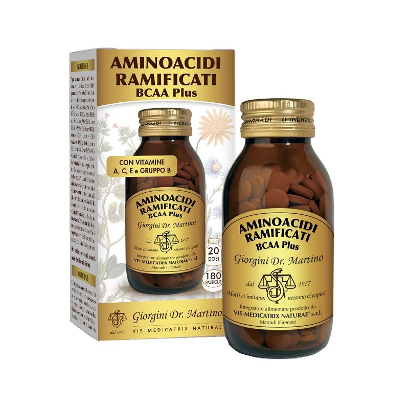 Aminoacidi Ramificati Bcaa Plus 180 Pastiglie Da 500 Mg
