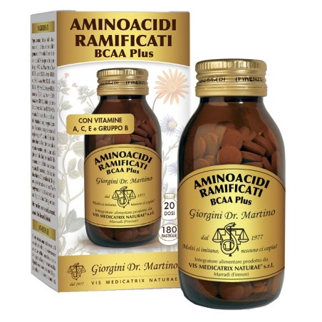 Aminoacidi Ramificati Bcaa Plus 180 Pastiglie Da 500 Mg