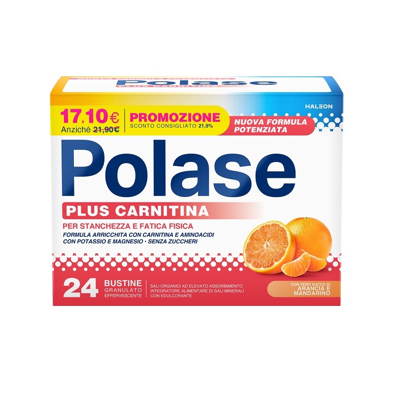 Polase Plus Carnitina Promo 24 Bustine
