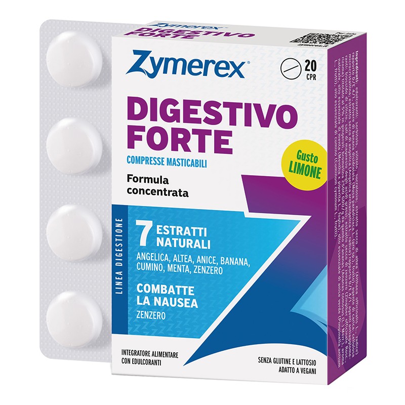 Zymerex Digestivo Forte Limone 20 Compresse Zymerex Digestivo Forte Limone 20 Compresse