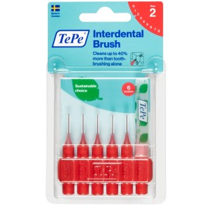 Tepe scovolino rosso 0,5mm 6pz