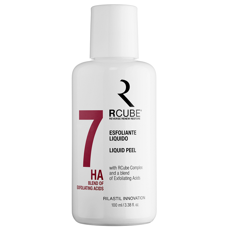 Esfoliante viso con 7 acidi che favorisce il rinnovamento cutaneo e migliora macchie, imperfezioni e rugosità.