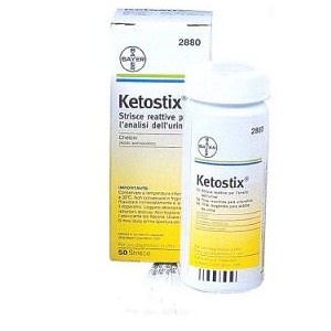 Ketostix chetonuria 50str