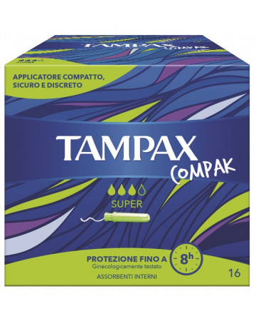 Tampax compak super 16pz Tampax compak super 16pz