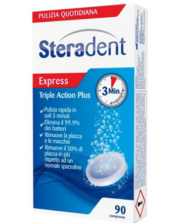 Steradent ta plus 90 compresse