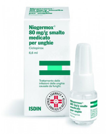 Niogermox 80 mg/g smalto medicato per unghie