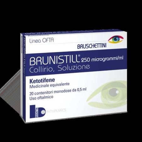 Brunistill 0,025% collirio, soluzione