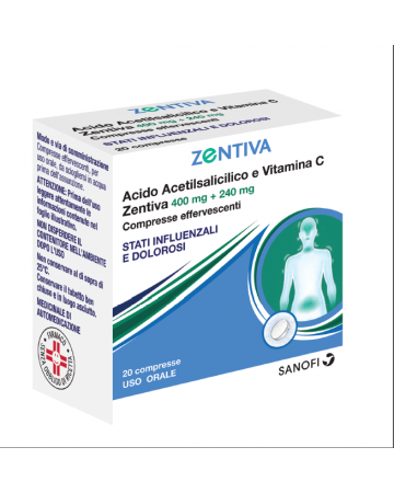 Euspiflu 400 mg + 240 mg compresse effervescenti