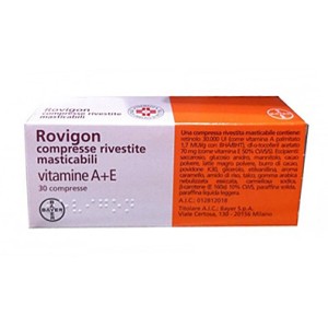 Rovigon compresse rivestite masticabili