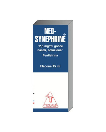 Neo–synephrine 2,5 mg/ml gocce nasali, soluzione