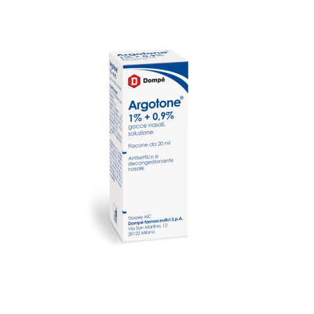 Argotone 1% +0,9% gocce nasali, soluzione