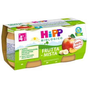 Hipp bio omog frut mista 2x80g
