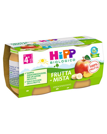 Hipp bio omog frut mista 2x80g