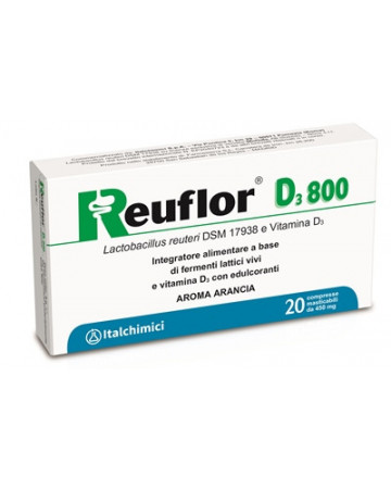 Reuflor d3 800 20 compresse mastic