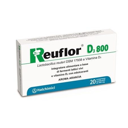Reuflor d3 800 20 compresse mastic