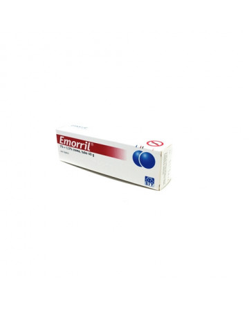 Emorril 10 mg/g + 15 mg/g crema rettale