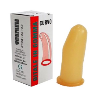 Ditale gomma curvo 2