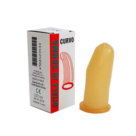 Ditale gomma curvo 2