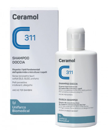 Ceramol shampoo doccia flacone 200 ml