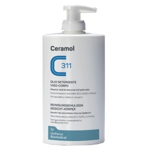 Ceramol olio detergente viso/corpo 400 ml