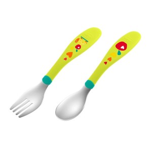 Ch posate inox 18m+ verde