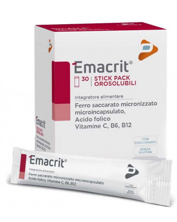 Emacrit orosolubile 30stick pa