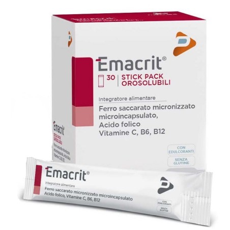 Emacrit orosolubile 30stick pa