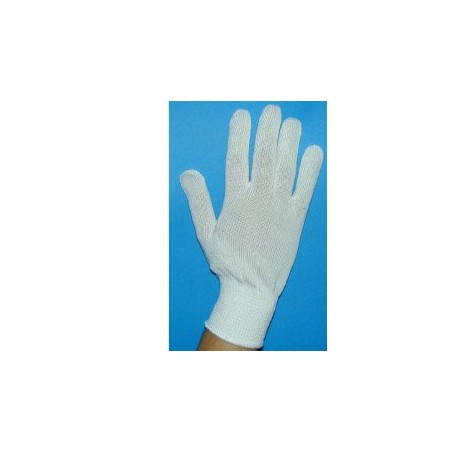 Guanto cotone bianco 9