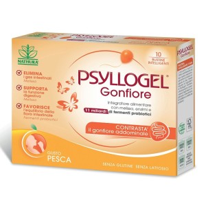 Psyllogel gonfiore pesca10bust
