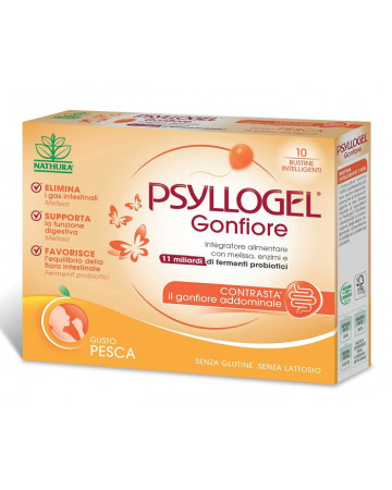 Psyllogel gonfiore pesca10bust