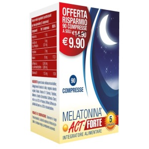 Melatonina act 1mg+5comp 90 compresse