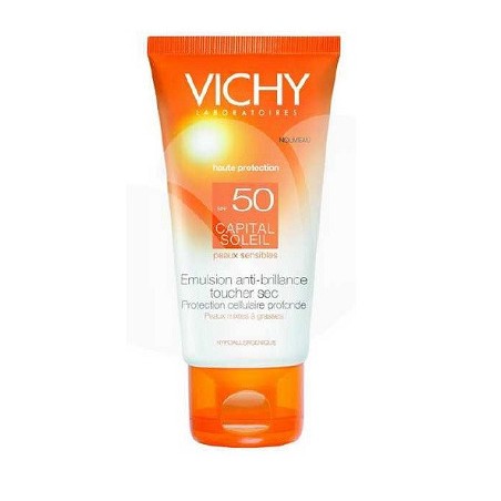 Ideal soleil viso dry touch 50