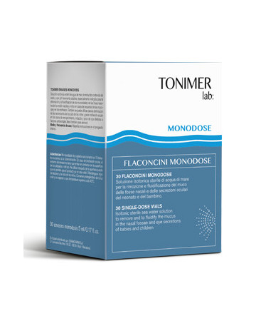 Lavaggio nasale tonimer lab fluido monodose 30 flaconcini 5  ml