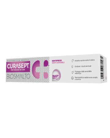 Curasept biosmalto dentifricio denti sensibili 75 ml Curasept biosmalto dentifricio denti sensibili 75 ml
