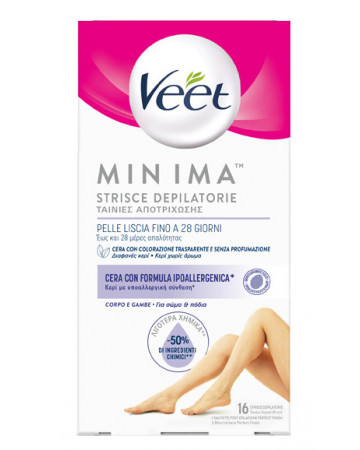 Veet strisce corpo ipoall 16pz