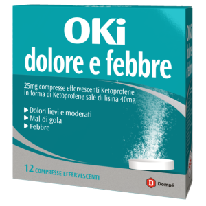 Oki dolore e febbre*12cpr eff