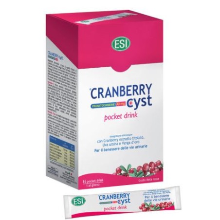 Cranberry cyst pocket drink 16 bustine