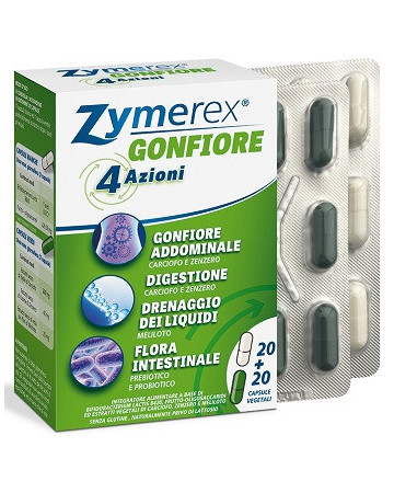 Zymerex gonfiore 4az 20+20 capsule