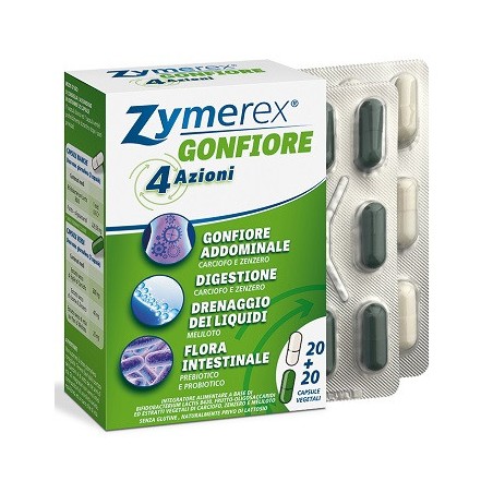 Zymerex gonfiore 4az 20+20 capsule