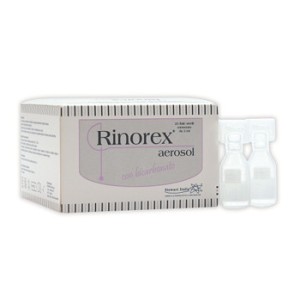 Fiala per aerosol rinorex bicarbonato 3 ml 25 pezzi