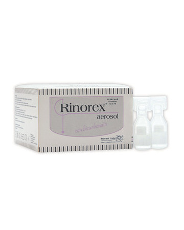 Fiala per aerosol rinorex bicarbonato 3 ml 25 pezzi
