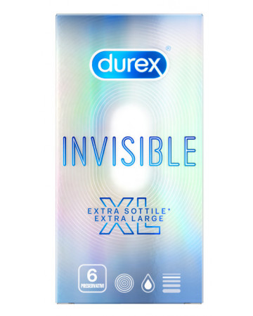 Durex invisible xl 6pz