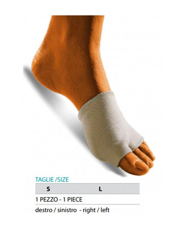 Orione ok ped g202 fascia metatarsale gel polimero sinistra l 1 pezzo
